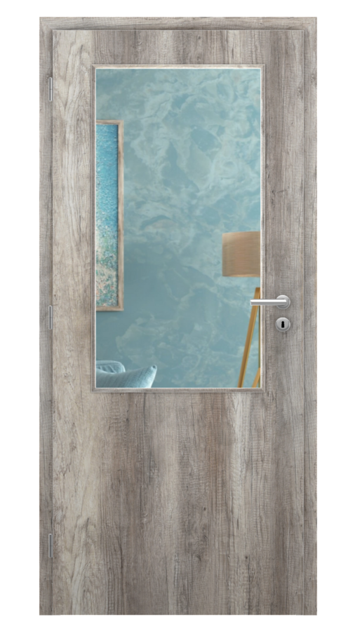 DPO - Požiarne odolné / DPOB S2 - požiarnoodolné presklené dvere / SOLO STRUKTUR - dub canyon / Float čírý protipožiarny