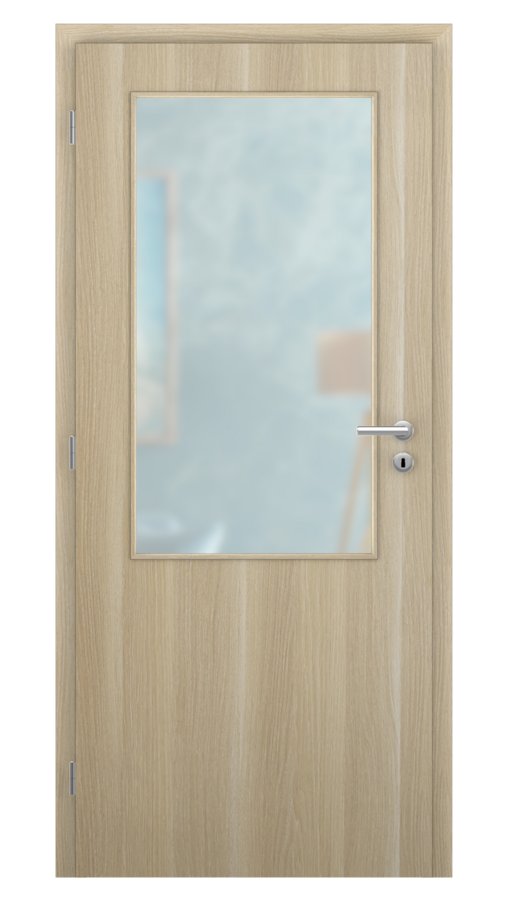 DPO - Požiarne odolné / DPOB S2 - požiarnoodolné presklené dvere / SOLO STRUKTUR - stockholm / Satinato pieskované protipožiarne