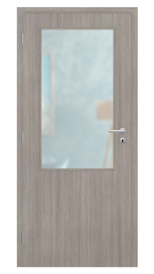 DPO - Požiarne odolné / DPOB S2 - požiarnoodolné presklené dvere / CPL SOLO 3D - skyline / Satinato pieskované protipožiarne