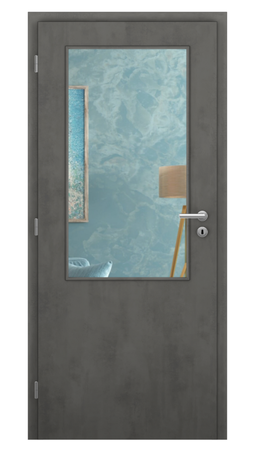 DPO - Požiarne odolné / DPOB S2 - požiarnoodolné presklené dvere / SOLO MATRIX - chromix / Float čírý protipožiarny