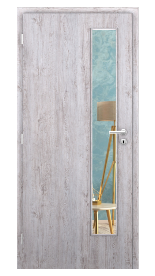 DPO - Požiarne odolné / DPOB S5 - požiarnoodolné presklené dvere / SOLO STRUKTUR - dub western / Float čírý protipožiarny