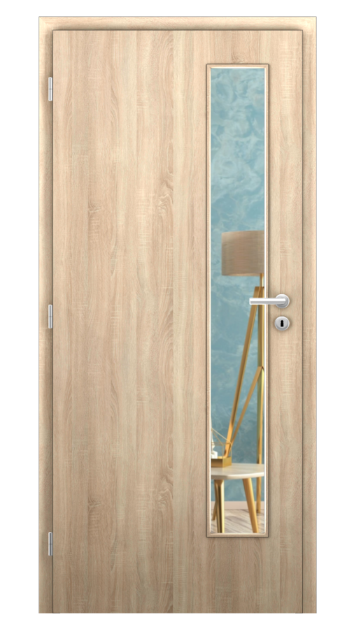 DPO - Požiarne odolné / DPOB S5 - požiarnoodolné presklené dvere / CPL SOLO 3D - bardolino / Float čírý protipožiarny