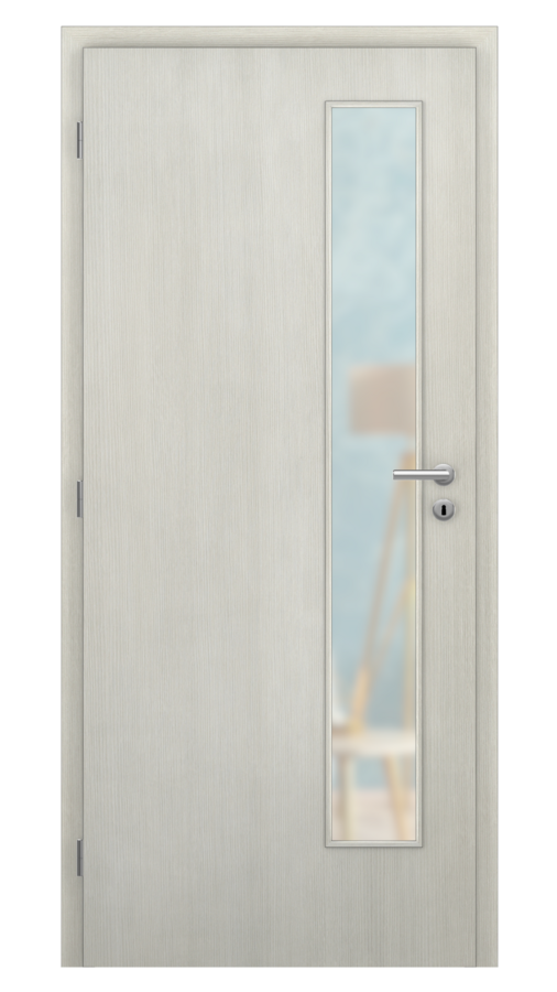 DPO - Požiarne odolné / DPOB S5 - požiarnoodolné presklené dvere / SOLO MATRIX - monza / Satinato pieskované protipožiarne