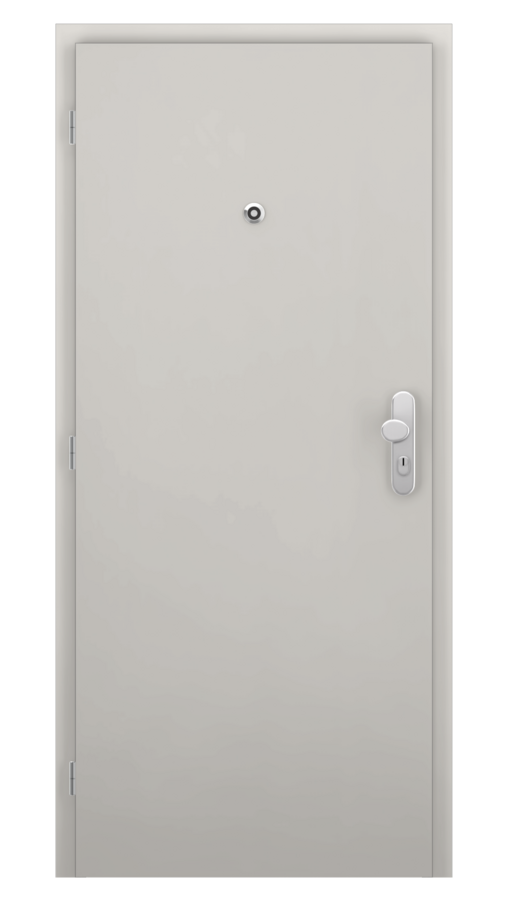 Bezpečnostné dvere s požiarnou odolnosťou / Bezpečnostná trieda RC2 - DPB 2 / Laminát 0,8 mm - sivá