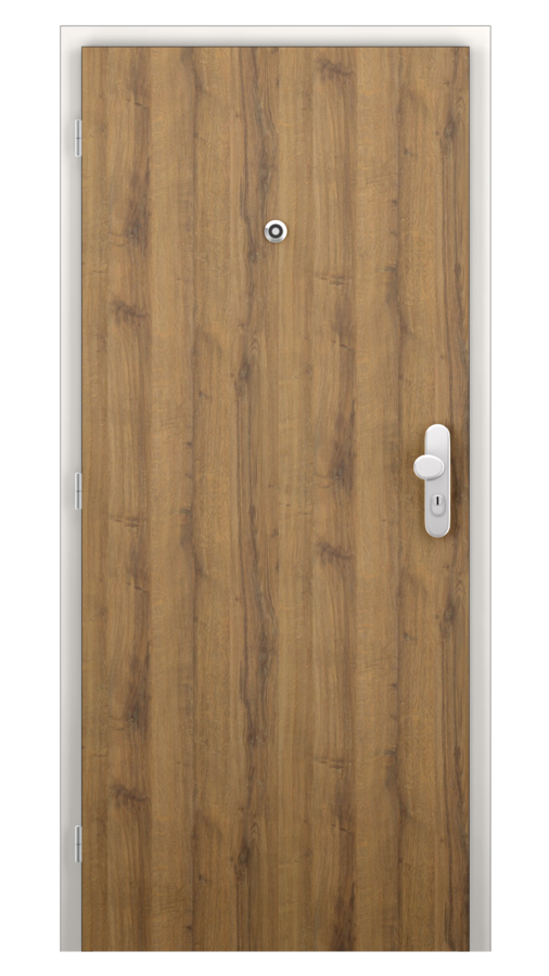 Bezpečnostné dvere s požiarnou odolnosťou / Bezpečnostná trieda RC2 - DPB 2 / CPL SOLO 3D - dub sherman