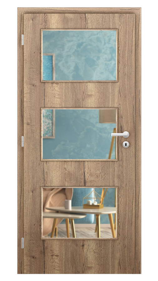 Styl / Styl 15 / CPL SOLO 3D - dub halifax / Číre sklo