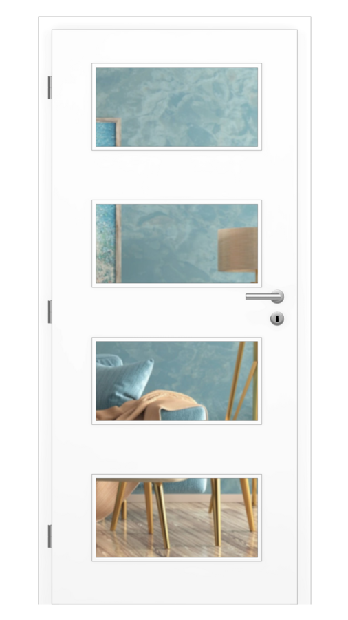 Styl / Styl 17 / FÓLIA - folie biela / Číre sklo