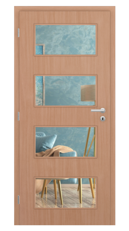 Styl / Styl 17 / FÓLIA - buk / Číre sklo