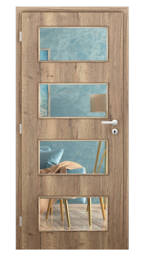 Styl / Styl 17 / CPL SOLO 3D - dub halifax / Číre sklo