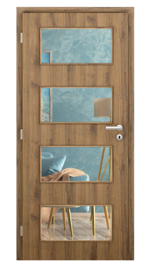 Styl / Styl 17 / CPL SOLO 3D - dub sherman / Číre sklo