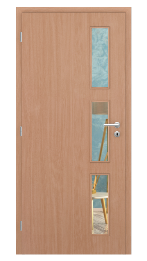 Styl / Styl 21 / FÓLIA - buk / Číre sklo