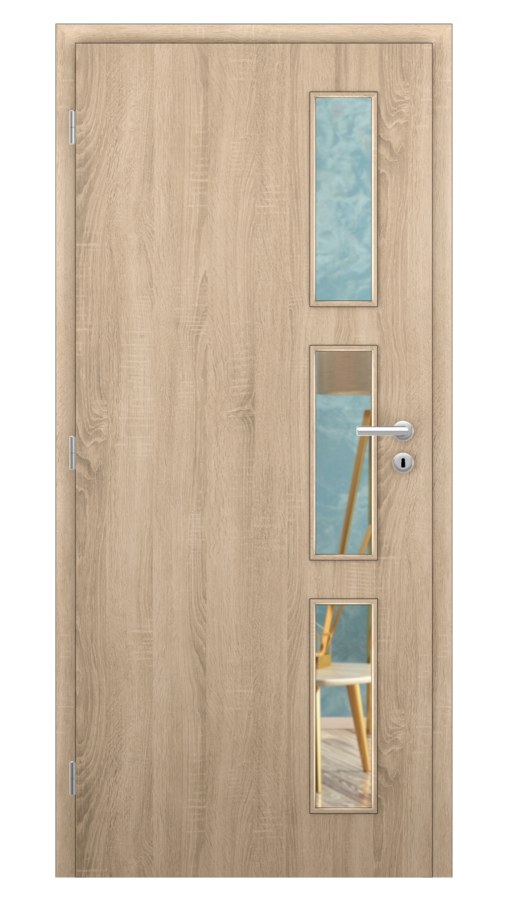 Styl / Styl 21 / SOLO STRUKTUR - dub sonoma / Číre sklo