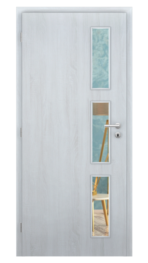 Styl / Styl 21 / SOLO STRUKTUR - andorra white  / Číre sklo