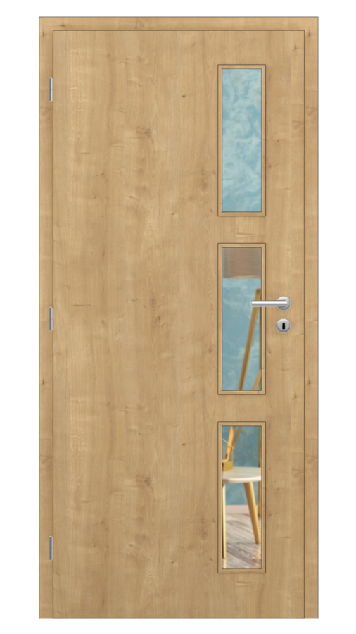 Styl / Styl 21 / CPL SOLO 3D - dub prírodný / Číre sklo