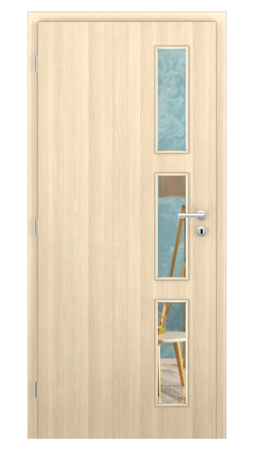 Styl / Styl 21 / CPL SOLO 3D - dub bielený / Číre sklo