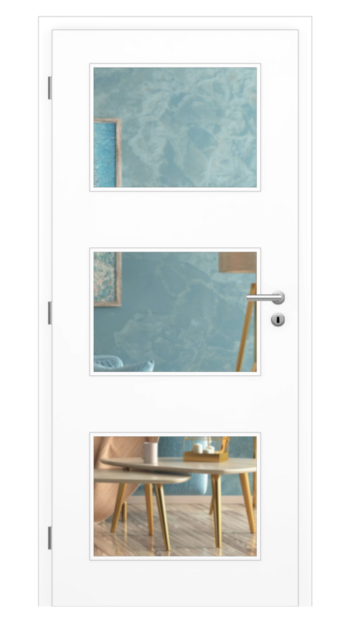 Styl / Styl 31 / FÓLIA - folie biela / Číre sklo