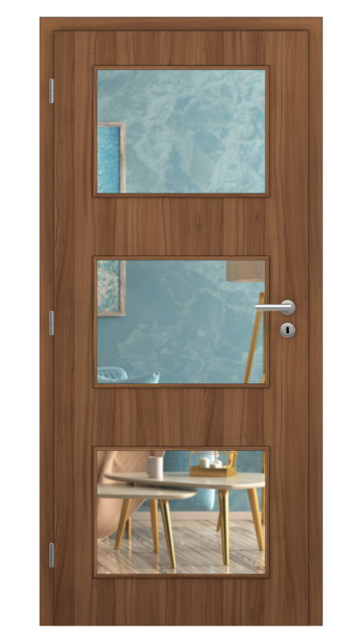 Styl / Styl 31 / CPL - orech / Číre sklo