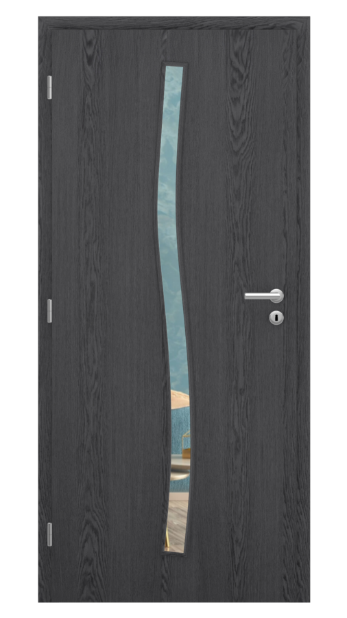 Gabreta / Gabreta 2 / SOLO STRUKTUR - dub dark grey / Číre sklo