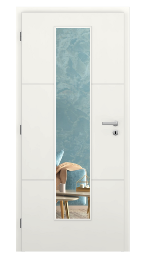 POLAR / Polar 5 / - POLAR biely lak / Číre sklo