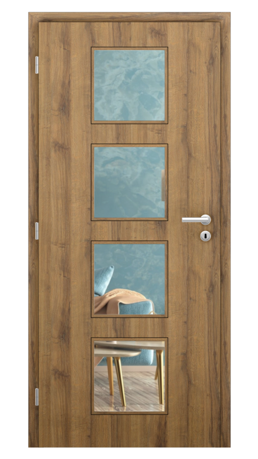 Sima / Sima 11 / CPL SOLO 3D - dub sherman / Číre sklo